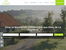 Tablet Screenshot of normandie-gites-normandy-rentals.com
